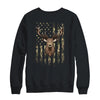 Deer Whitetail Buck American Camo US Flag Deer Hunting Shirt & Sweatshirt | siriusteestore
