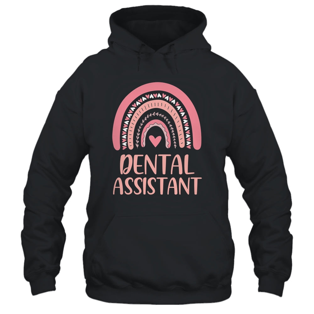 Dental Assistant Cute Pink Rainbow Nurse Day Shirt & Hoodie | siriusteestore