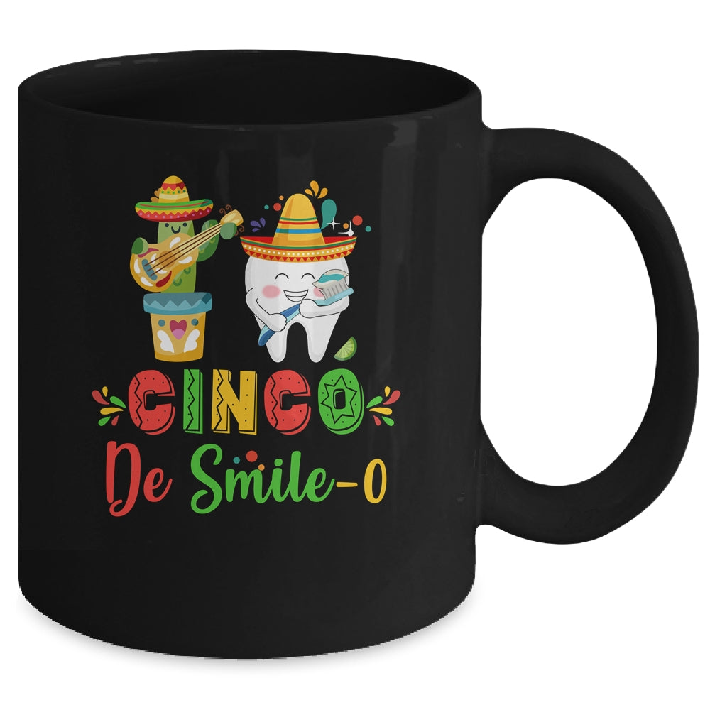 Dental Hygienist Cinco De Mayo Cinco De Smile O Dentist Mug | siriusteestore