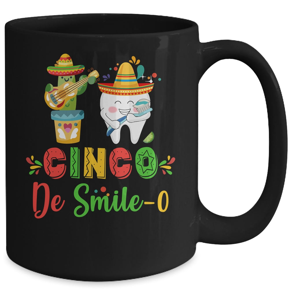 Dental Hygienist Cinco De Mayo Cinco De Smile O Dentist Mug | siriusteestore