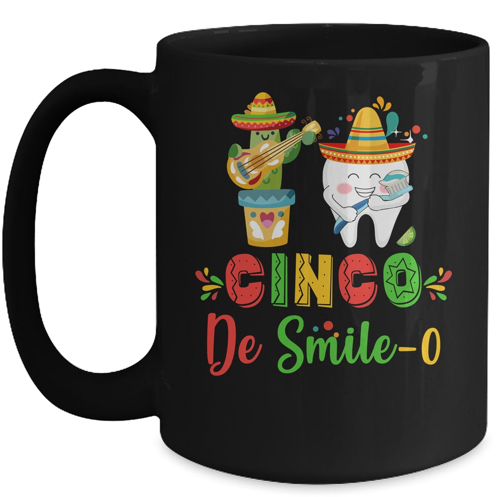 Dental Hygienist Cinco De Mayo Cinco De Smile O Dentist Mug | siriusteestore