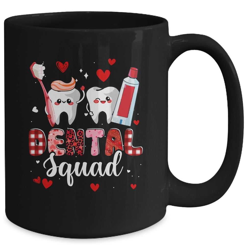 Dental Squad Dental Assistant Dentist Happy Valentine's Day Mug | siriusteestore