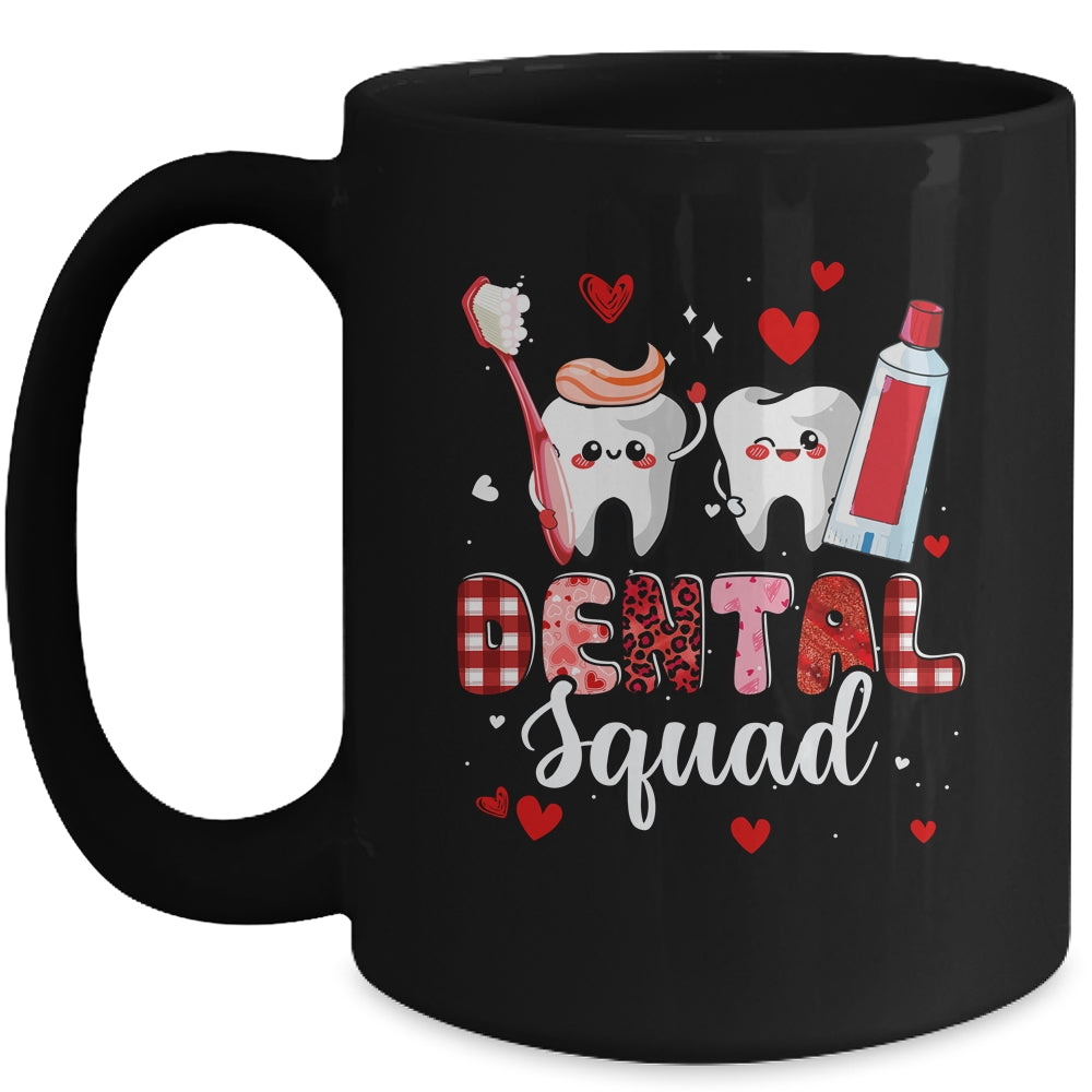 Dental Squad Dental Assistant Dentist Happy Valentine's Day Mug | siriusteestore
