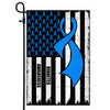 Diabetes Awareness America Flag Blue Ribbon | siriusteestore