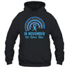Diabetes Awareness In November We Wear Blue Rainbow Shirt & Hoodie | siriusteestore