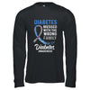 Diabetes Awareness Messed With The Wrong Family Support Shirt & Hoodie | siriusteestore