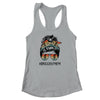 Disc Golf Mom Life Messy Bun Hair Glasses Mothers Day Shirt & Tank Top | siriusteestore