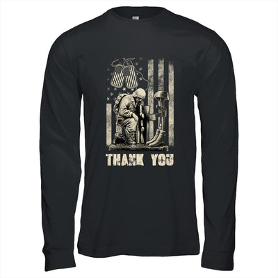 Distressed Memorial Day Flag Veteran Military Boots Dog Tags Shirt & Hoodie | Siriustee.com