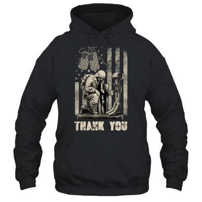 Distressed Memorial Day Flag Veteran Military Boots Dog Tags Shirt & Hoodie | Siriustee.com