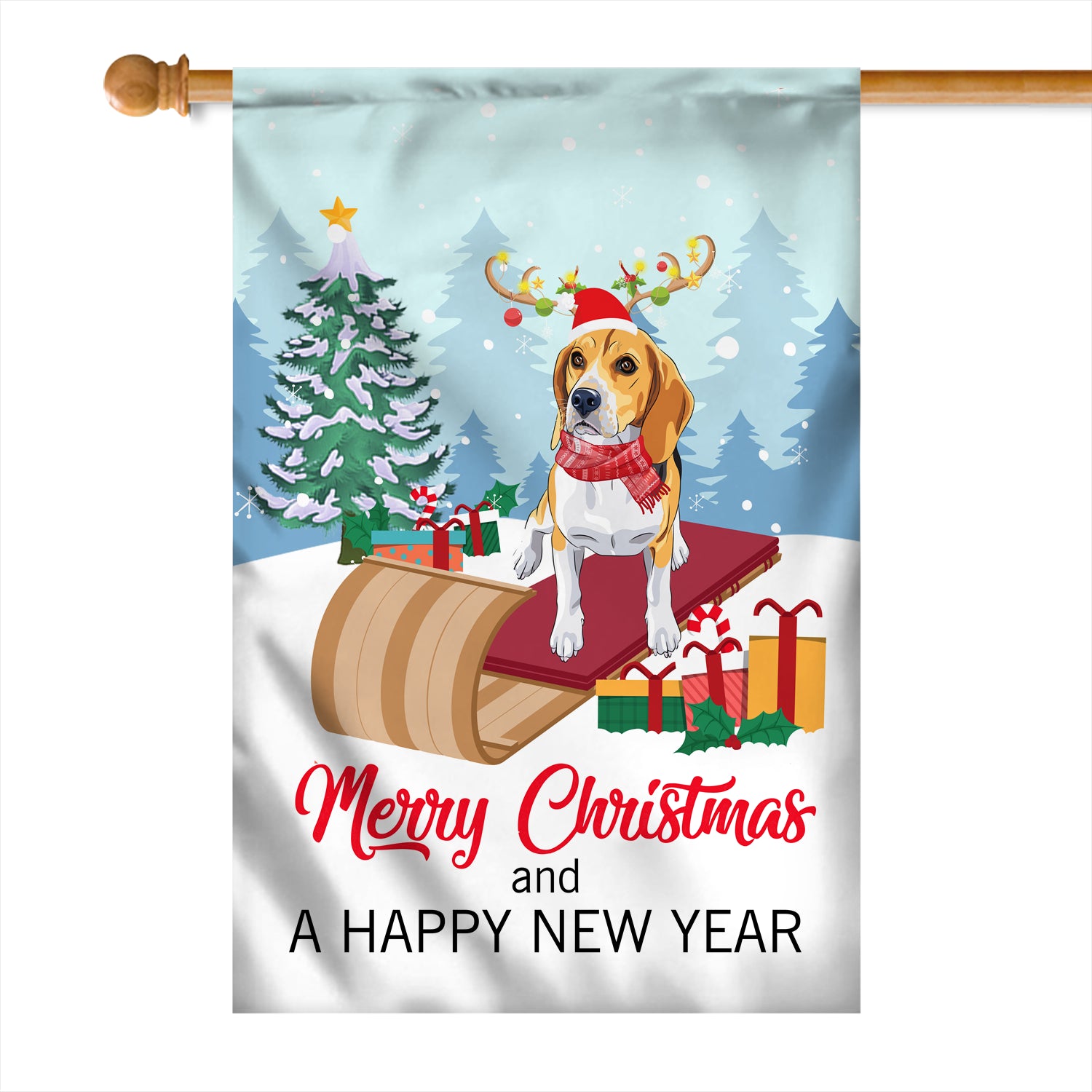 Happy new year best sale beagle