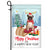 Dog Pug Christmas Flag Merry Christmas and Happy New Year Welcome Gift for Dog Lovers | siriusteestore