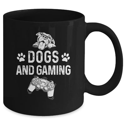 Dogs And Gaming Funny For Gamer Dog Lover Dog Mom Dad Mug | siriusteestore