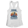 Dogs Solve Most Of My Problemes Paddleboarding Vintage Shirt & Tank Top | siriusteestore