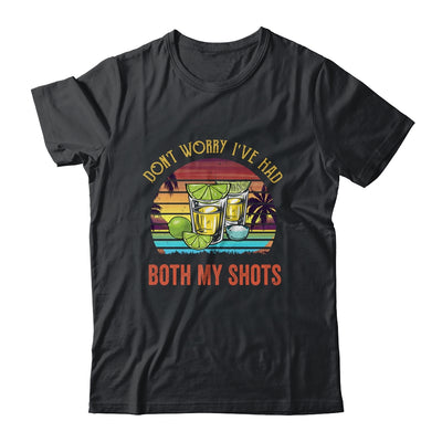 Don't Worry I've Had Both My Shots Funny Sunset Vintage Shirt & Tank Top | siriusteestore