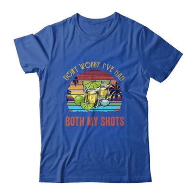 Don't Worry I've Had Both My Shots Funny Sunset Vintage Shirt & Tank Top | siriusteestore