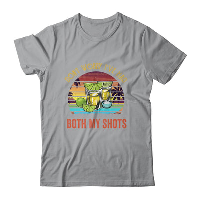 Don't Worry I've Had Both My Shots Funny Sunset Vintage Shirt & Tank Top | siriusteestore