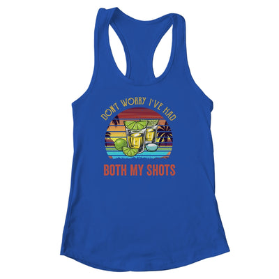 Don't Worry I've Had Both My Shots Funny Sunset Vintage Shirt & Tank Top | siriusteestore