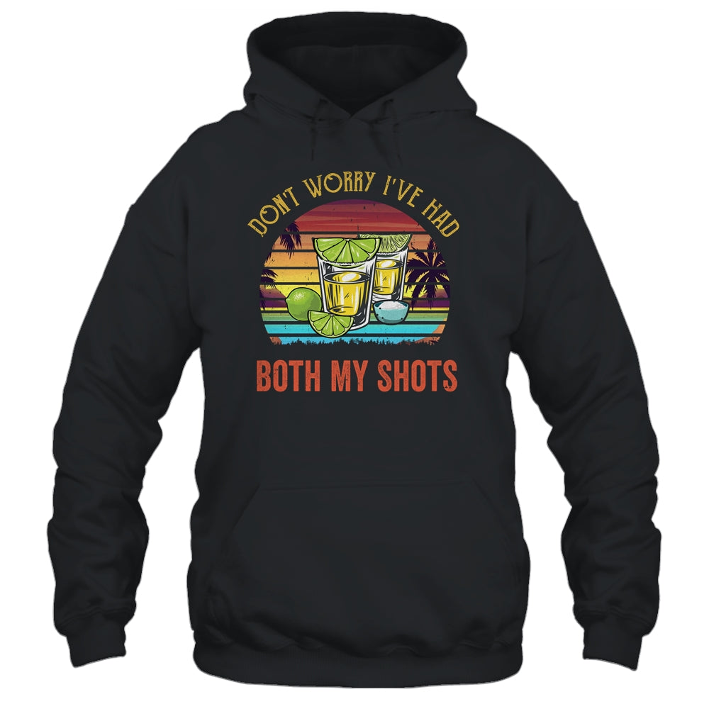 Don't Worry I've Had Both My Shots Funny Sunset Vintage Shirt & Tank Top | siriusteestore