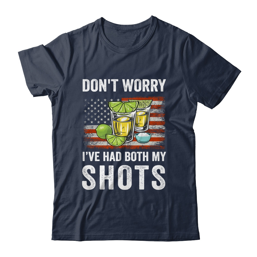 Don't Worry I've Had Both My Shots Funny Two Shots Tequila Shirt & Tank Top | siriusteestore