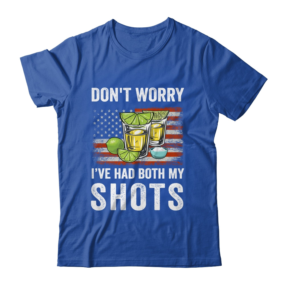 Don't Worry I've Had Both My Shots Funny Two Shots Tequila Shirt & Tank Top | siriusteestore