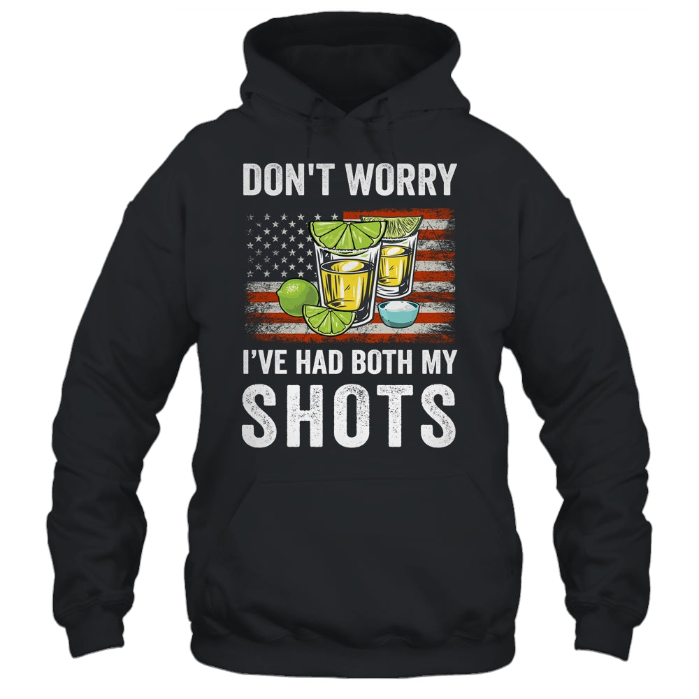 Don't Worry I've Had Both My Shots Funny Two Shots Tequila Shirt & Tank Top | siriusteestore