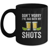 Don't Worry I've Had Both My Shots Funny Vaccination Tequila Mug | siriusteestore