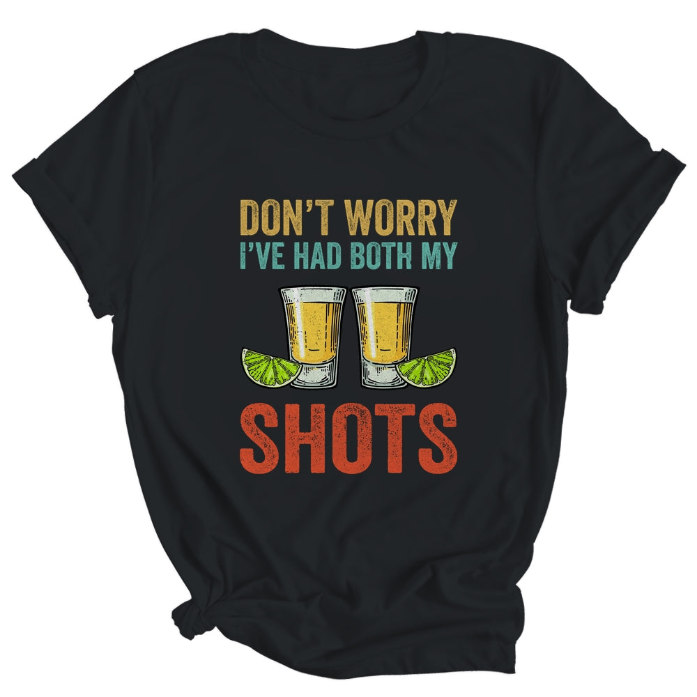 Don't Worry I've Had Both My Shots Funny Vaccination Tequila Vintage Shirt & Tank Top | siriusteestore