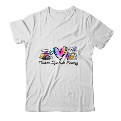 Drink Tea Reading Book Lovers Library Librarian Shirt & Tank Top | siriusteestore