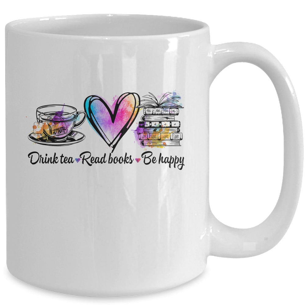 Drink Tea Reading Book Lovers Library Librarian Mug | siriusteestore