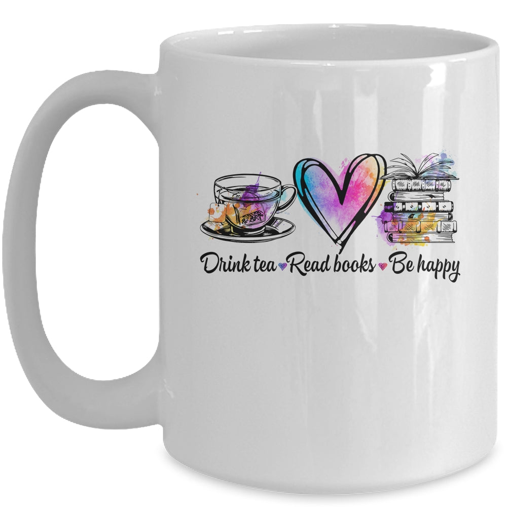 Drink Tea Reading Book Lovers Library Librarian Mug | siriusteestore