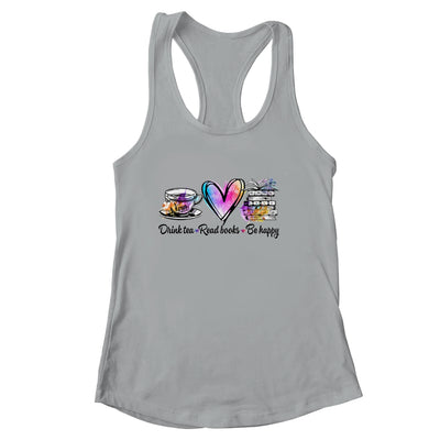 Drink Tea Reading Book Lovers Library Librarian Shirt & Tank Top | siriusteestore