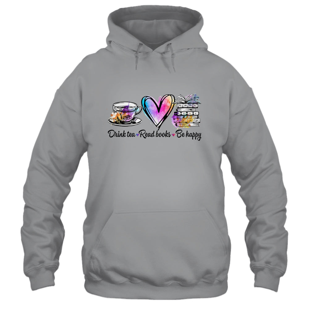 Drink Tea Reading Book Lovers Library Librarian Shirt & Tank Top | siriusteestore