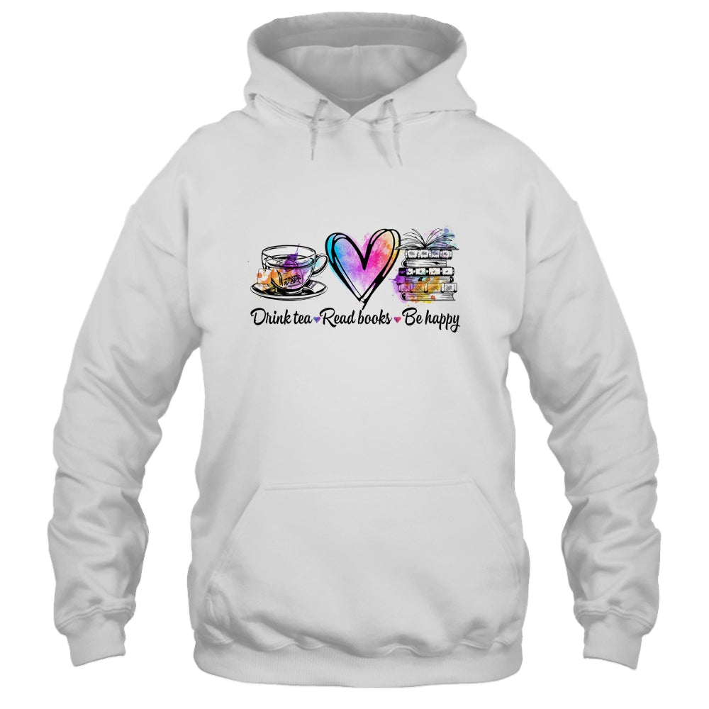 Drink Tea Reading Book Lovers Library Librarian Shirt & Tank Top | siriusteestore