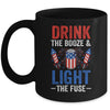 Drink the Booze and Light the Fuse 4th July Beer Fireworks Mug | siriusteestore