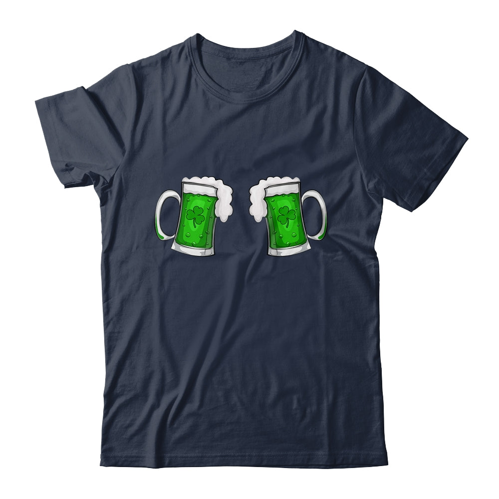 Drinking Green Beer Boobs Shamrock Irish Patricks Day Women Shirt & Tank Top | siriusteestore