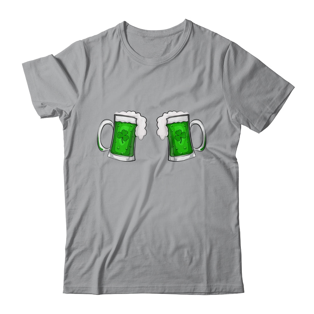 Drinking Green Beer Boobs Shamrock Irish Patricks Day Women Shirt & Tank Top | siriusteestore