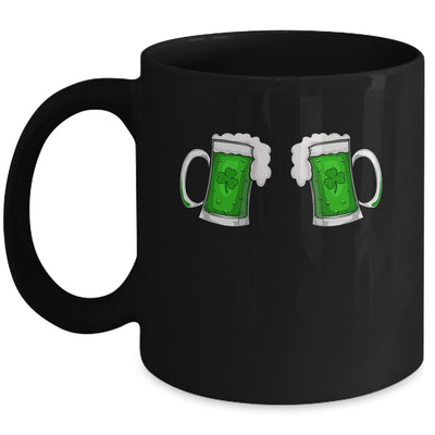 Drinking Green Beer Boobs Shamrock Irish Patricks Day Women Mug | siriusteestore