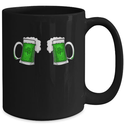 Drinking Green Beer Boobs Shamrock Irish Patricks Day Women Mug | siriusteestore