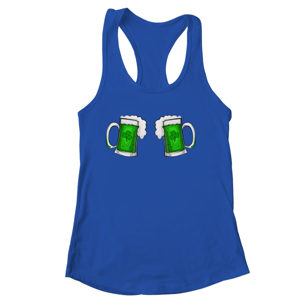 Drinking Green Beer Boobs Shamrock Irish Patricks Day Women Shirt & Tank Top | siriusteestore