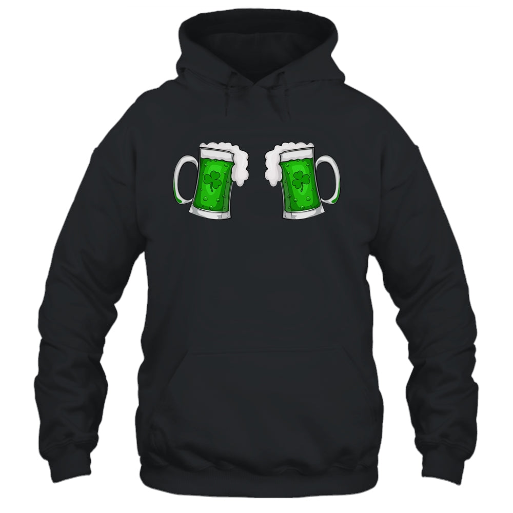 Drinking Green Beer Boobs Shamrock Irish Patricks Day Women Shirt & Tank Top | siriusteestore
