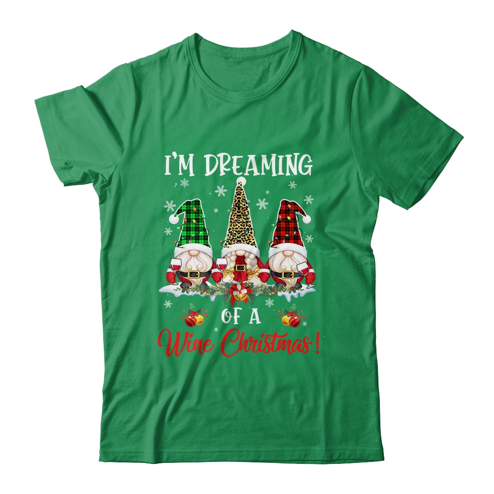 Drinking I'm Dreaming Of A Wine Christmas Gnome Xmas Shirt & Sweatshirt | siriusteestore