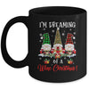 Drinking I'm Dreaming Of A Wine Christmas Gnome Xmas Mug | siriusteestore