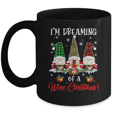 Drinking I'm Dreaming Of A Wine Christmas Gnome Xmas Mug | siriusteestore