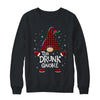 Drunk Gnome Buffalo Plaid Matching Christmas Pajama Gift Shirt & Sweatshirt | siriusteestore