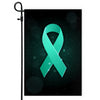 Dysautonomia Awareness Flag Turquoise Ribbon | siriusteestore