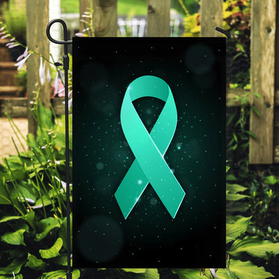 Dysautonomia Awareness Flag Turquoise Ribbon | siriusteestore
