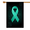 Dysautonomia Awareness Flag Turquoise Ribbon | siriusteestore