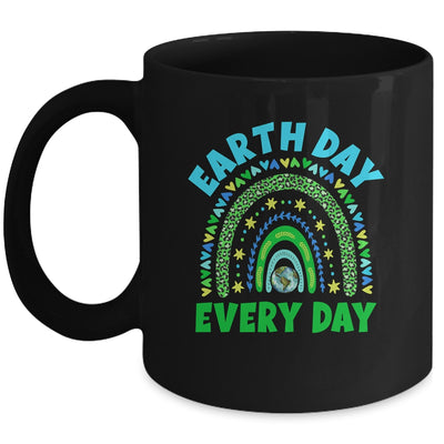 Earth Day Everyday Rainbow Design Earth Day Mug | siriusteestore