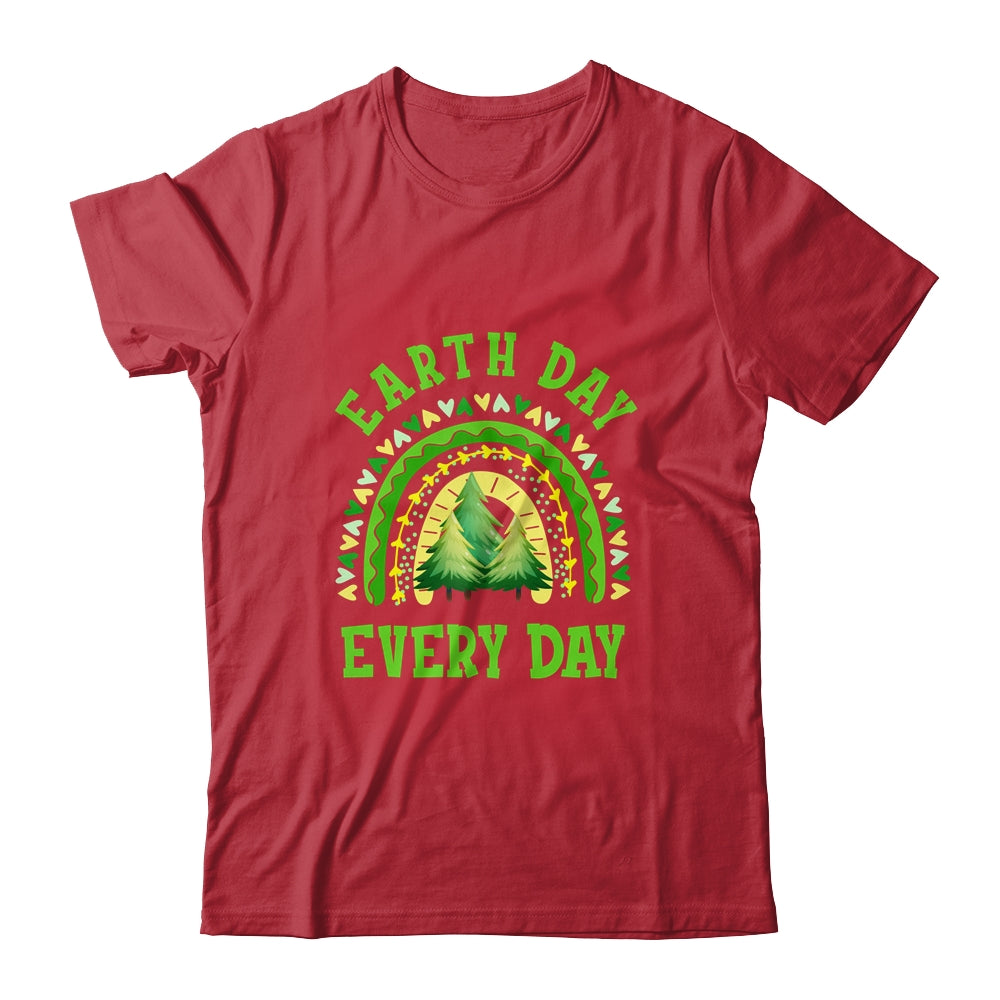 Earth Day Everyday Rainbow Pine Tree Shirt Earth Day Everyday Rainbow Pine Tree Shirt