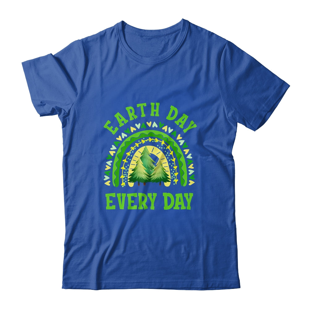 Earth Day Everyday Rainbow Pine Tree Shirt Earth Day Everyday Rainbow Pine Tree Shirt